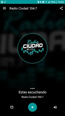 Radio Ciudad 104.7 android App screenshot 1